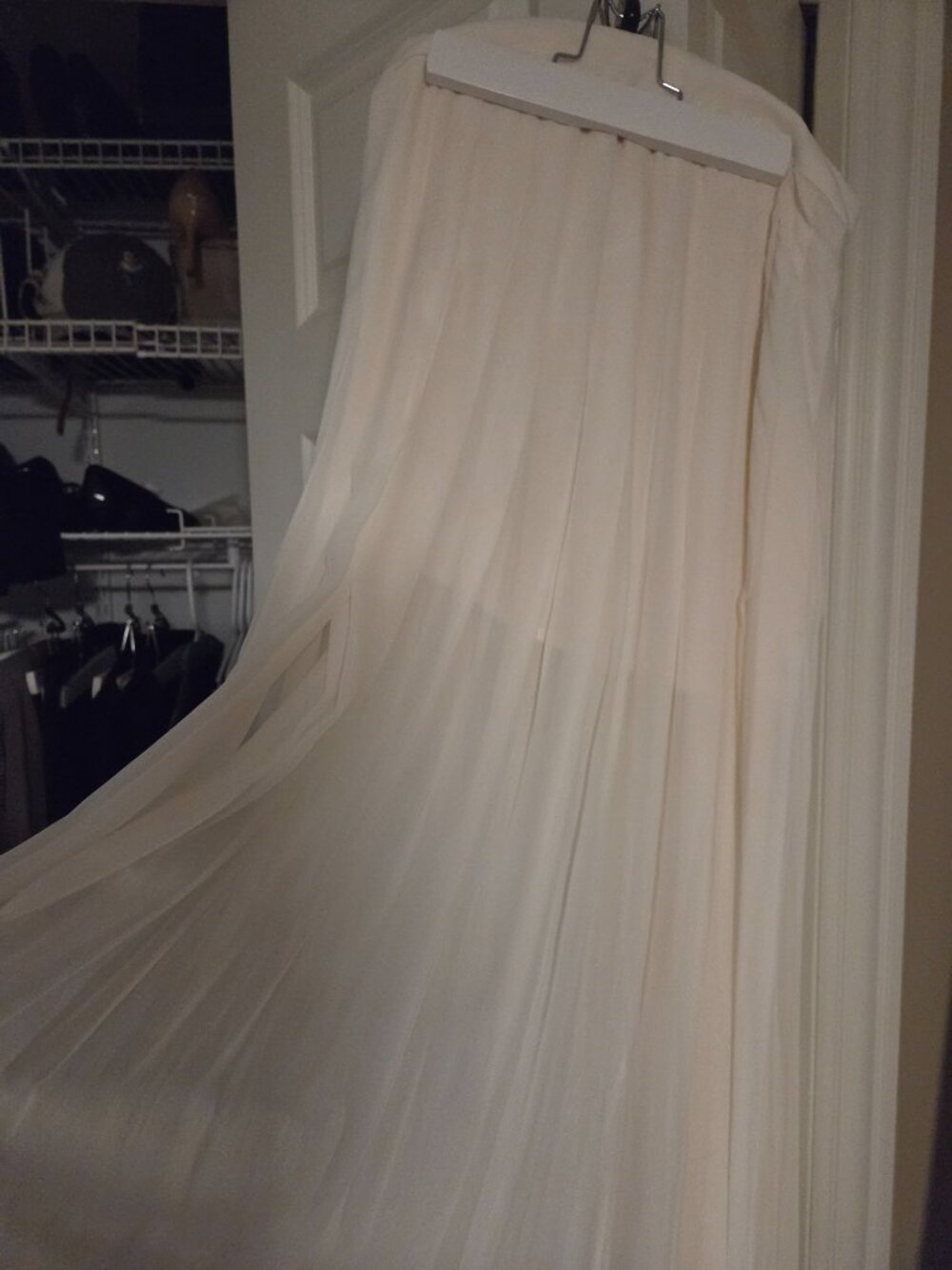 NWT J.Crew Collection Pleated Maxi Skirt — Size 0 — Ivory — (runs large)